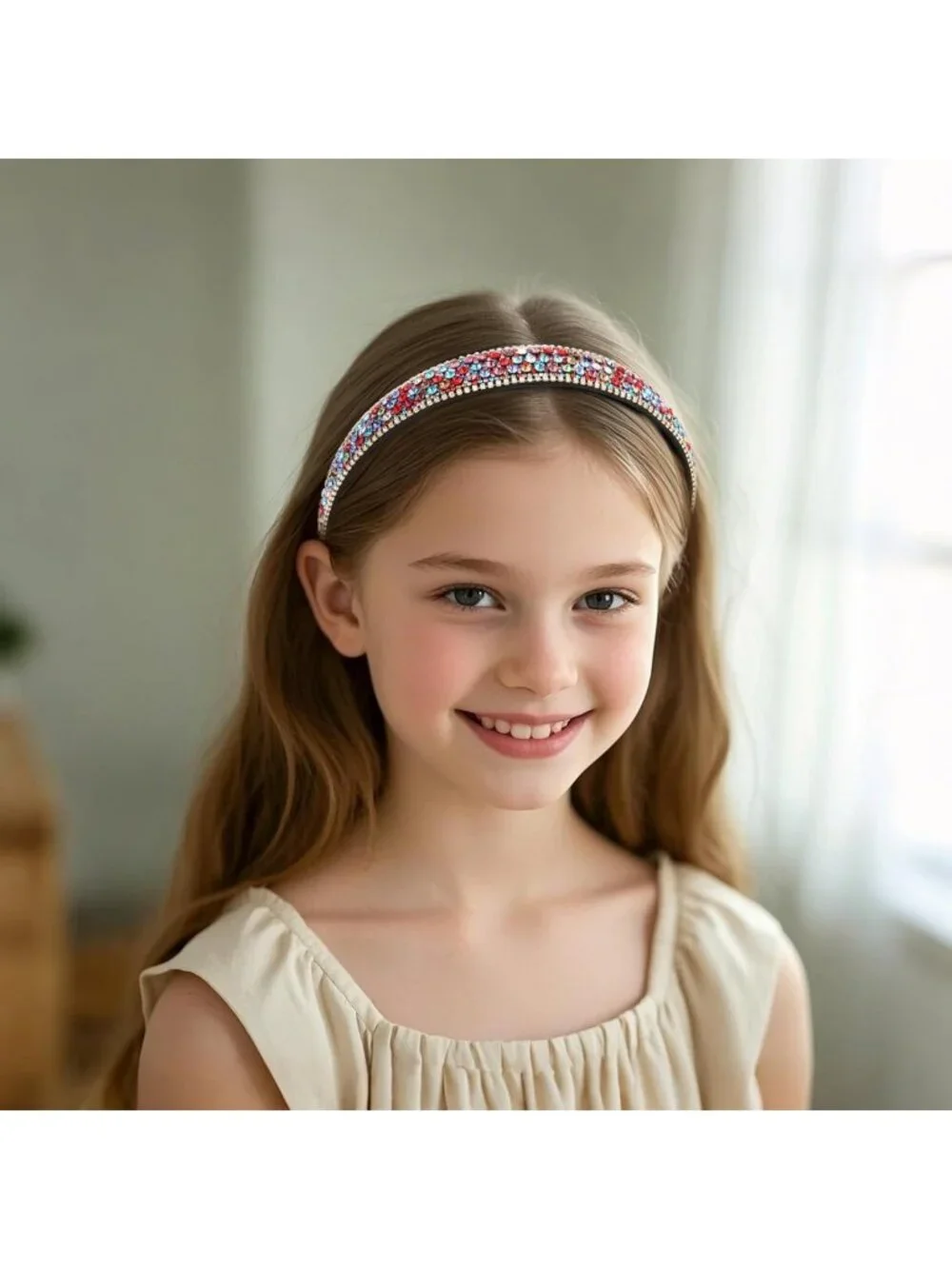 Sparkly Rhinestone Headbands for Women & Girls - Glitter Hair Accessories Set